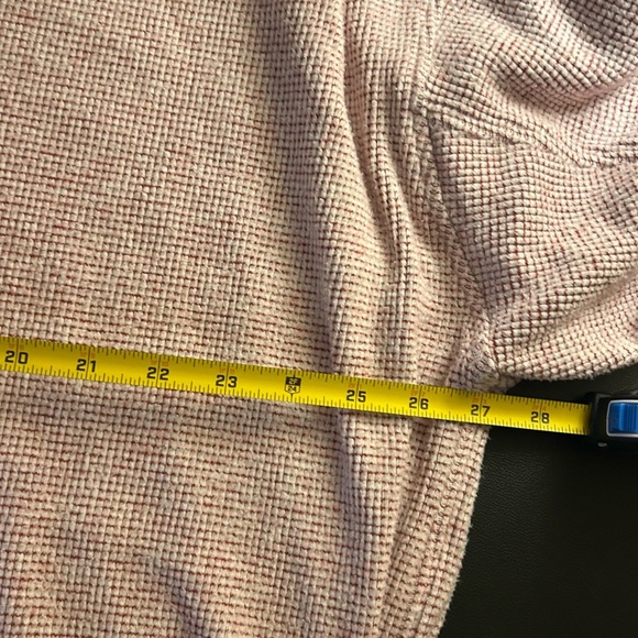 Aerie Women's Large Maroon Soft Oversized Sweatshirt Size XL Waffle Knit Fall - Picture 5 of 12